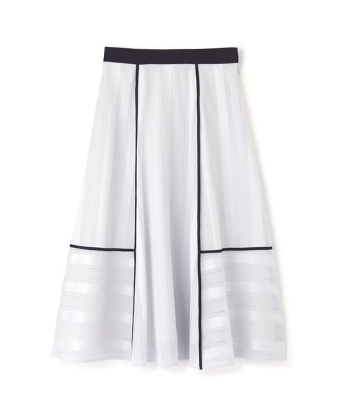 JILL STUART（ジルスチュアート）の「◆《Endy ROBE》ケニースカート（スカート・レディース・ホワイト/ブルー・2/0/4）」の4枚目の写真