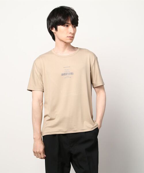 Bling Leads（ブリングリーズ）の「ワンポイント プリント Tシャツ（Tシャツ/カットソー・メンズ・ホワイト/ブラック/カーキ・M/L/XL）」の3枚目の写真