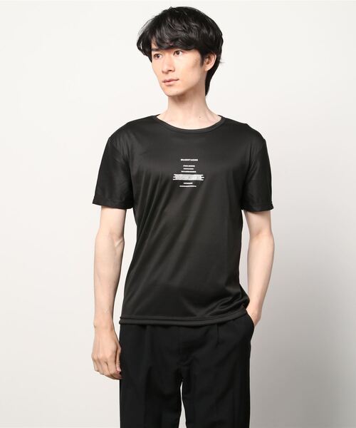 Bling Leads（ブリングリーズ）の「ワンポイント プリント Tシャツ（Tシャツ/カットソー・メンズ・ホワイト/ブラック/カーキ・M/L/XL）」の2枚目の写真