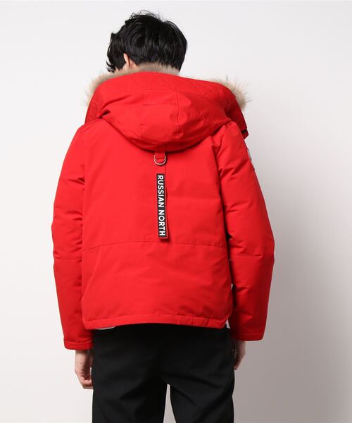 ARCTIC EXPLORER（アークティックエクスプローラー）の「ARCTIC EXPLORER/アークティックエクスプローラー/SPECNEZ（ダウンジャケット/コート・メンズ・レッド・MEDIUM/X-SMALL）」の9枚目の写真