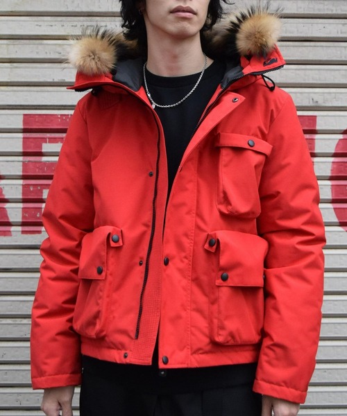 ARCTIC EXPLORER（アークティックエクスプローラー）の「ARCTIC EXPLORER/アークティックエクスプローラー/SPECNEZ（ダウンジャケット/コート・メンズ・レッド・MEDIUM/X-SMALL）」の13枚目の写真