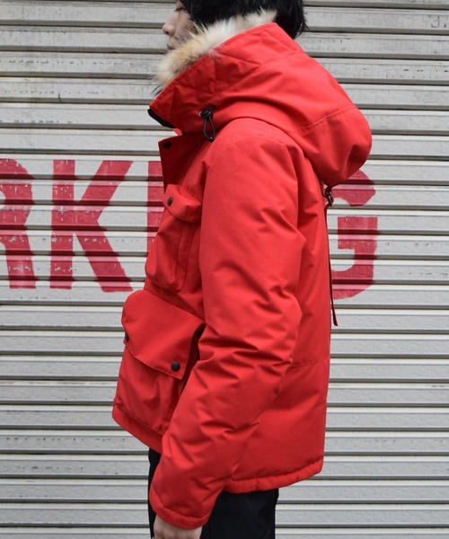 ARCTIC EXPLORER（アークティックエクスプローラー）の「ARCTIC EXPLORER/アークティックエクスプローラー/SPECNEZ（ダウンジャケット/コート・メンズ・レッド・MEDIUM/X-SMALL）」の8枚目の写真