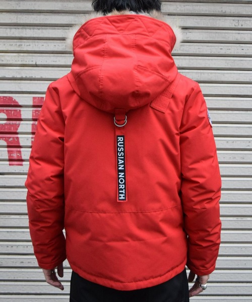 ARCTIC EXPLORER（アークティックエクスプローラー）の「ARCTIC EXPLORER/アークティックエクスプローラー/SPECNEZ（ダウンジャケット/コート・メンズ・レッド・MEDIUM/X-SMALL）」の4枚目の写真