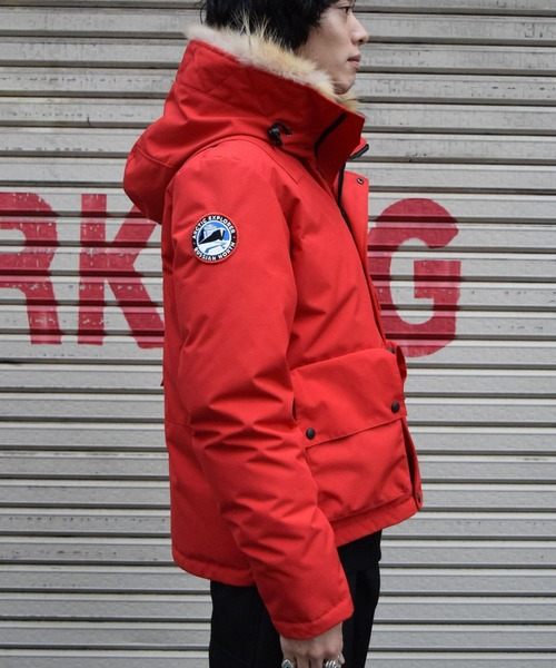 ARCTIC EXPLORER（アークティックエクスプローラー）の「ARCTIC EXPLORER/アークティックエクスプローラー/SPECNEZ（ダウンジャケット/コート・メンズ・レッド・MEDIUM/X-SMALL）」の7枚目の写真
