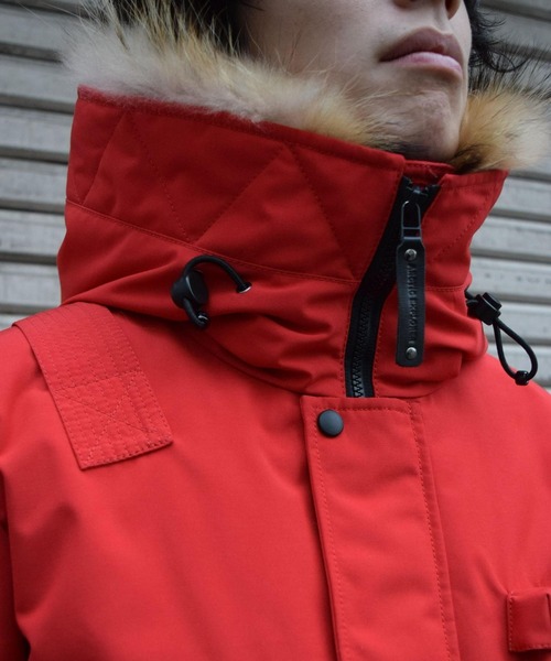 ARCTIC EXPLORER（アークティックエクスプローラー）の「ARCTIC EXPLORER/アークティックエクスプローラー/SPECNEZ（ダウンジャケット/コート・メンズ・レッド・MEDIUM/X-SMALL）」の6枚目の写真