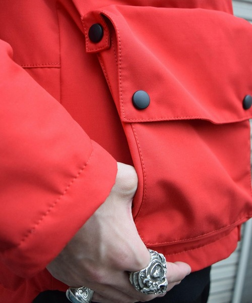 ARCTIC EXPLORER（アークティックエクスプローラー）の「ARCTIC EXPLORER/アークティックエクスプローラー/SPECNEZ（ダウンジャケット/コート・メンズ・レッド・MEDIUM/X-SMALL）」の12枚目の写真
