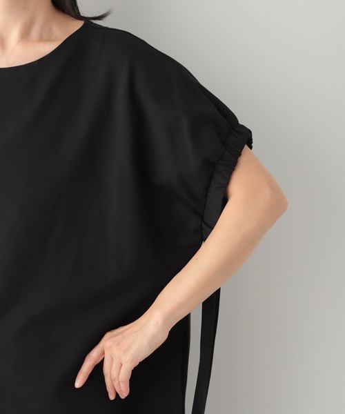 LEPSIM（レプシィム）の「ソデギャザーワンピース　276853（ワンピース・レディース・ブラック/カーキ/オレンジ・FREE）」の12枚目の写真