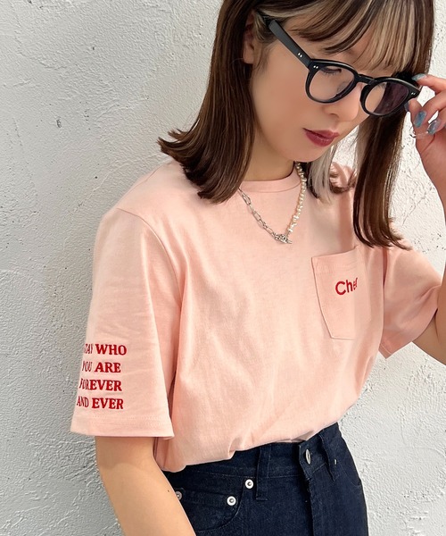 apres jour mignon（アプレジュールミニョン）の「アソートシュエットTシャツ2【ZOZOTOWN限定アイテム】（Tシャツ/カットソー・レディース・オフホワイト/その他/ホワイト系その他3/ブラック/オレンジ/ホワイト系その他2/イエロー/ブラック系その他/ピンク/ホワイト系その他・X-LARGE/フリー）」の8枚目の写真