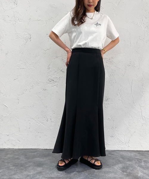 apres jour mignon（アプレジュールミニョン）の「アソートシュエットTシャツ2【ZOZOTOWN限定アイテム】（Tシャツ/カットソー・レディース・オフホワイト/その他/ホワイト系その他3/ブラック/オレンジ/ホワイト系その他2/イエロー/ブラック系その他/ピンク/ホワイト系その他・X-LARGE/フリー）」の18枚目の写真