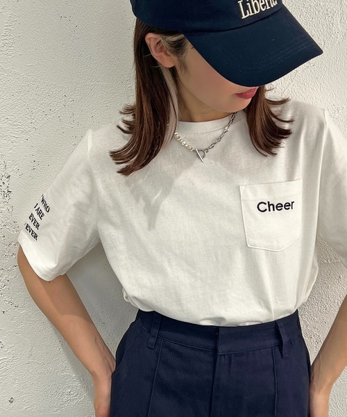 apres jour mignon（アプレジュールミニョン）の「アソートシュエットTシャツ2【ZOZOTOWN限定アイテム】（Tシャツ/カットソー・レディース・オフホワイト/その他/ホワイト系その他3/ブラック/オレンジ/ホワイト系その他2/イエロー/ブラック系その他/ピンク/ホワイト系その他・X-LARGE/フリー）」の12枚目の写真