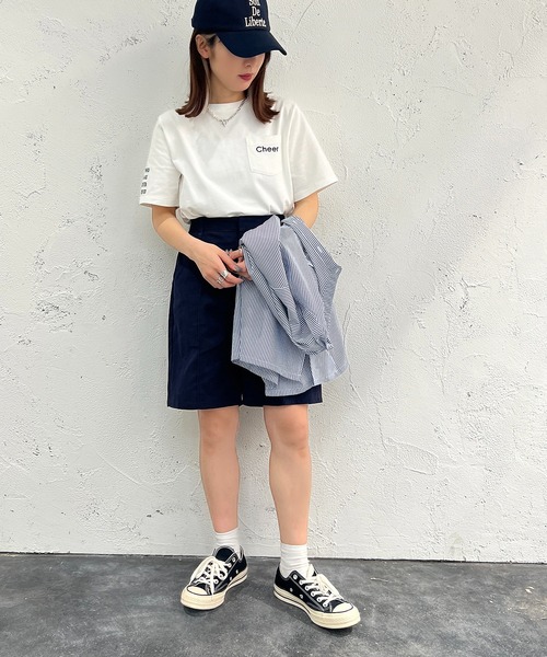 apres jour mignon（アプレジュールミニョン）の「アソートシュエットTシャツ2【ZOZOTOWN限定アイテム】（Tシャツ/カットソー・レディース・オフホワイト/その他/ホワイト系その他3/ブラック/オレンジ/ホワイト系その他2/イエロー/ブラック系その他/ピンク/ホワイト系その他・X-LARGE/フリー）」の14枚目の写真