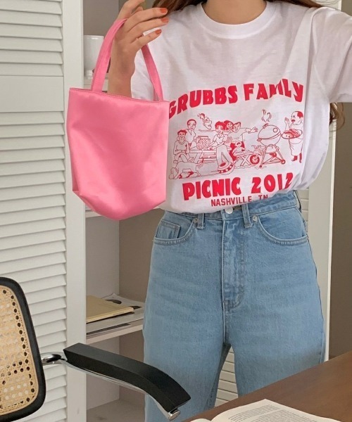 MANGROVE（マングローブ）の「フロントプリントルーズTEE（Tシャツ/カットソー・レディース・ホワイト/ブラック・FREE）」の8枚目の写真