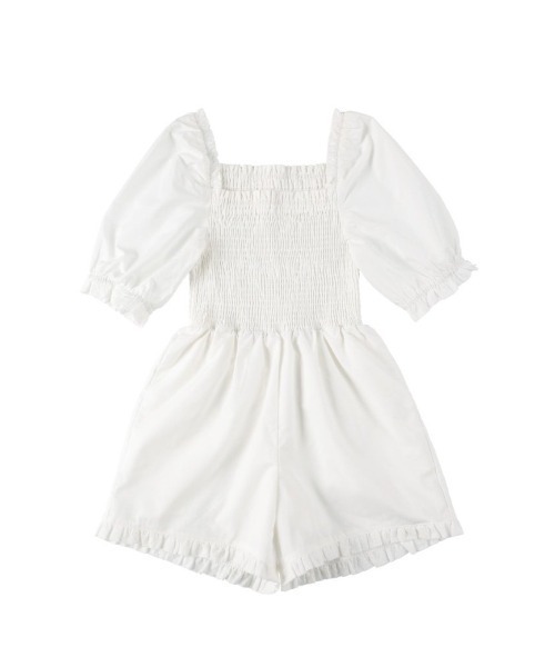 MIRO AMURETTE（ミロアミュレット）の「white frill allinone（つなぎ/オールインワン・レディース・ホワイト・FREE）」の17枚目の写真