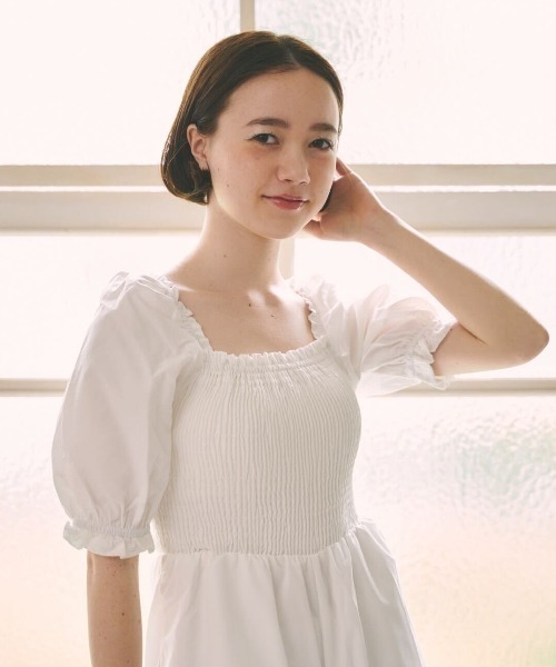 MIRO AMURETTE（ミロアミュレット）の「white frill allinone（つなぎ/オールインワン・レディース・ホワイト・FREE）」の6枚目の写真