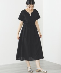 BEAMS HEART | BEAMS HEART / 前釦 スキッパーネック ワンピース(ワンピース)