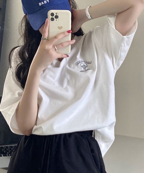 meJane（ミージェーン）の「コミックポッププリントロゴＴシャツ【ZOZOTOWN限定】（Tシャツ/カットソー・レディース・ホワイト/ブラック/ライトパープル/ライトイエロー・FREE）」の7枚目の写真