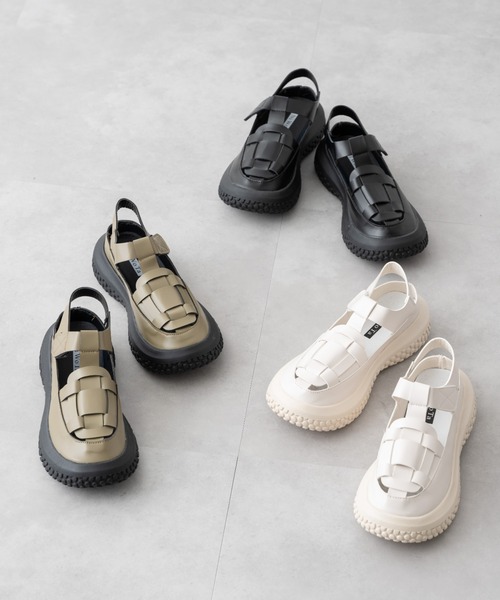 mebole(メボレ)の「厚底グルカサンダル(サンダル・レディース・ホワイト/ブラック/カーキ・SMALL/MEDIUM/LARGE)」の11枚目の写真