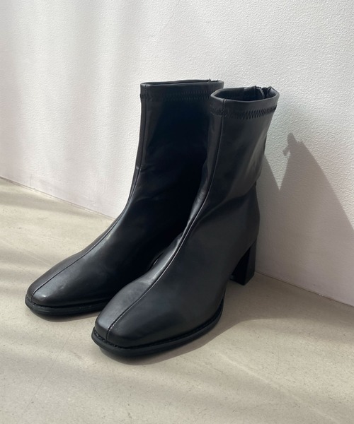 archives（アルシーヴ）の「ストレッチブーツ（ブーツ・レディース・ブラック/ブラウン/アイボリー・MEDIUM/LARGE）」の3枚目の写真