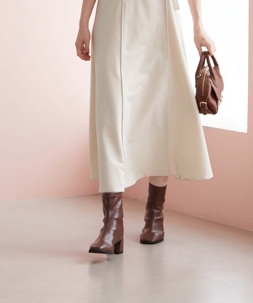 archives（アルシーヴ）の「ストレッチブーツ（ブーツ・レディース・ブラック/ブラウン/アイボリー・MEDIUM/LARGE）」の18枚目の写真