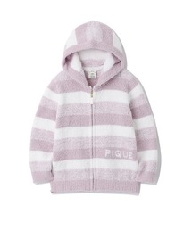 【KIDS】べビモコメランジボーダーパーカ