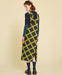 【美品】LANVIN en Bleu グレー ジャンパースカート　36 67358515_b_04_215.jpg