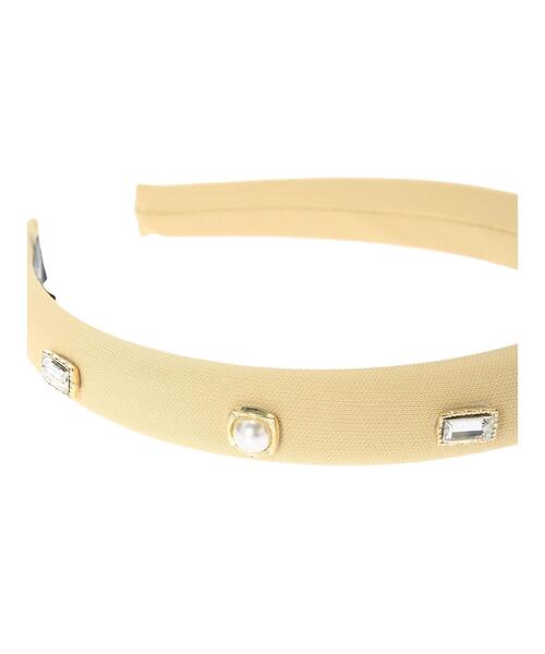 SLURR（スラ―）の「ビジューカチューシャ（カチューシャ・レディース・ブラック/イエロー/アイボリー・FREE）」の19枚目の写真