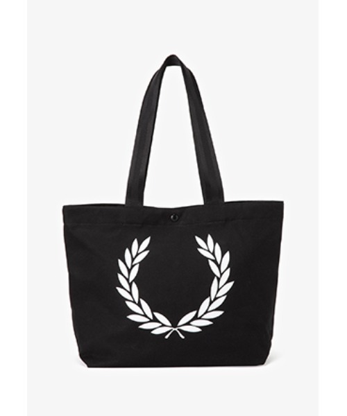 FRED PERRY（フレッドペリー）の「Large Laurel Print Tote Bag（トートバッグ・メンズ・ブラック・ONE SIZE）」の6枚目の写真
