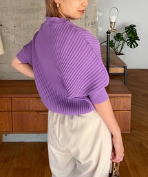 CAPRICIEUX LE'MAGE | ワイドリブラウンドプルオーバー(Tシャツ/カットソー)