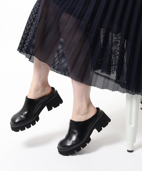 ESPERANZA（エスペランサ）の「厚底タンクソールスリップオンシューズ（パンプス・レディース・ブラック・M/S/LL/L）」の3枚目の写真