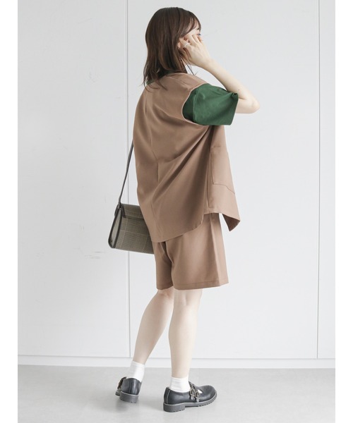 ehka sopo（エヘカソポ）の「チェックパイピングショルダーバッグ（ショルダーバッグ・レディース・ダークブラウン/ベージュ/ブラウン/キャメル・ﾌﾘ-）」の16枚目の写真