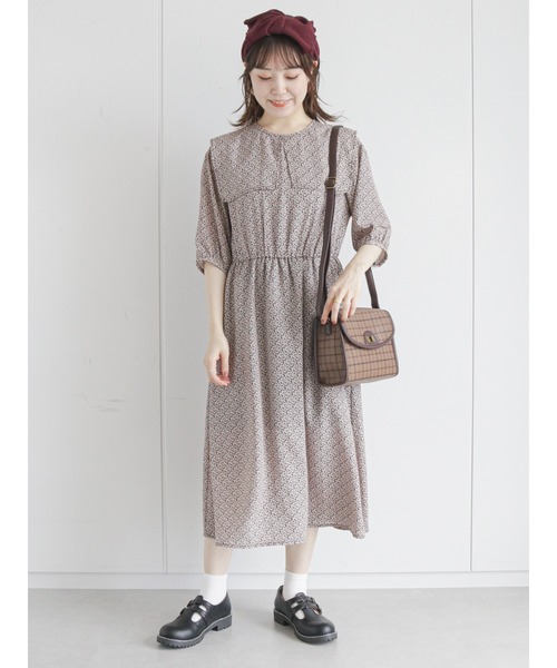 ehka sopo（エヘカソポ）の「チェックパイピングショルダーバッグ（ショルダーバッグ・レディース・ダークブラウン/ベージュ/ブラウン/キャメル・ﾌﾘ-）」の14枚目の写真