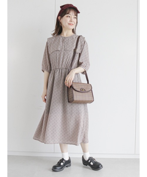 ehka sopo（エヘカソポ）の「チェックパイピングショルダーバッグ（ショルダーバッグ・レディース・ダークブラウン/ベージュ/ブラウン/キャメル・ﾌﾘ-）」の18枚目の写真