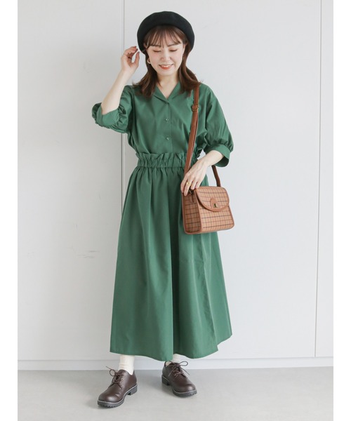 ehka sopo（エヘカソポ）の「チェックパイピングショルダーバッグ（ショルダーバッグ・レディース・ダークブラウン/ベージュ/ブラウン/キャメル・ﾌﾘ-）」の11枚目の写真