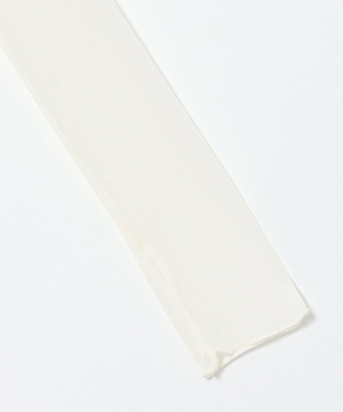 notch.（ノッチ）の「シアーメッシュハイネックトップス（Tシャツ/カットソー・レディース・オレンジ/ブルー/ブラック/ピンク/オフホワイト/グリーン・M）」の11枚目の写真