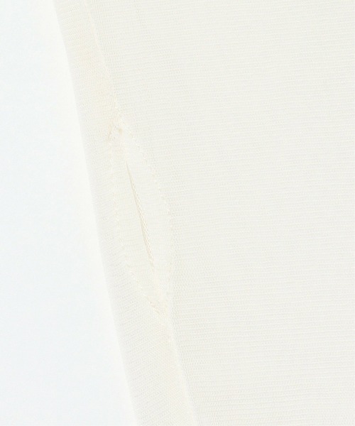 notch.（ノッチ）の「シアーメッシュハイネックトップス（Tシャツ/カットソー・レディース・オレンジ/ブルー/ブラック/ピンク/オフホワイト/グリーン・M）」の12枚目の写真