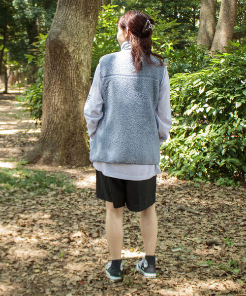 Franklin Climbing（フランクリンクライミング）の「【Franklin Climbing/フランクリンクライミング】シェルパフリースベスト（ベスト・メンズ・チャコールグレー/ブラック/キナリ/ライトブルー・L/S/M）」の17枚目の写真