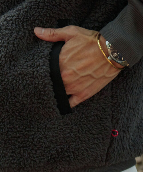 Franklin Climbing（フランクリンクライミング）の「【Franklin Climbing/フランクリンクライミング】シェルパフリースベスト（ベスト・メンズ・チャコールグレー/ブラック/キナリ/ライトブルー・L/S/M）」の21枚目の写真