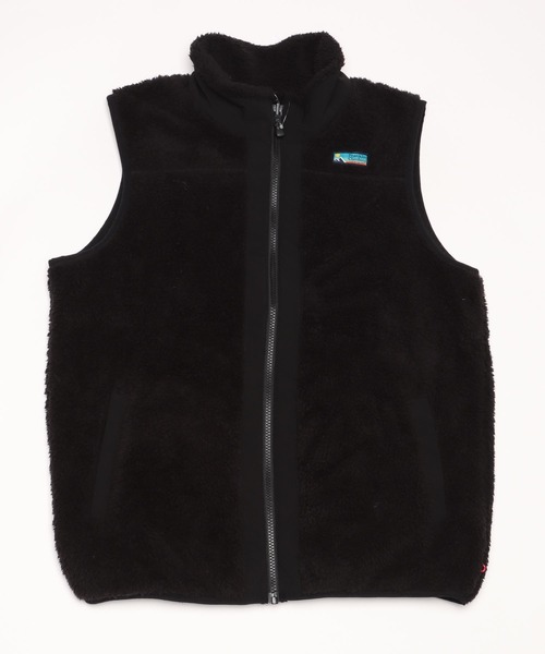 Franklin Climbing（フランクリンクライミング）の「【Franklin Climbing/フランクリンクライミング】シェルパフリースベスト（ベスト・メンズ・チャコールグレー/ブラック/キナリ/ライトブルー・L/S/M）」の10枚目の写真