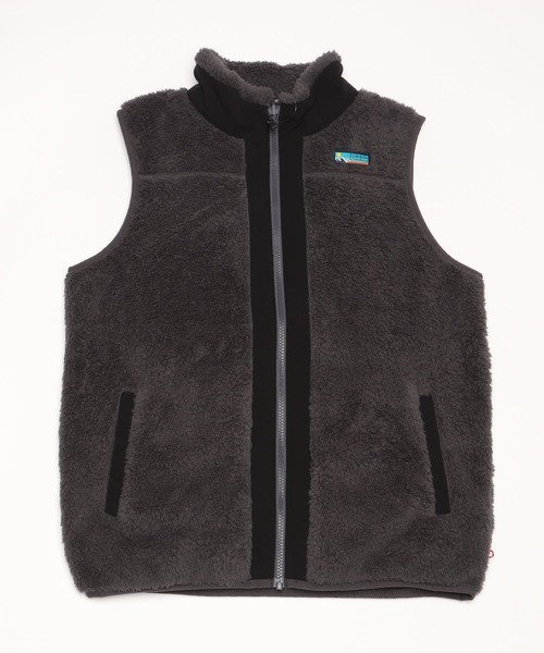 Franklin Climbing（フランクリンクライミング）の「【Franklin Climbing/フランクリンクライミング】シェルパフリースベスト（ベスト・メンズ・チャコールグレー/ブラック/キナリ/ライトブルー・L/S/M）」の12枚目の写真