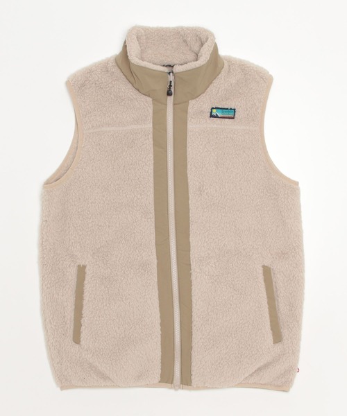 Franklin Climbing（フランクリンクライミング）の「【Franklin Climbing/フランクリンクライミング】シェルパフリースベスト（ベスト・メンズ・チャコールグレー/ブラック/キナリ/ライトブルー・L/S/M）」の11枚目の写真