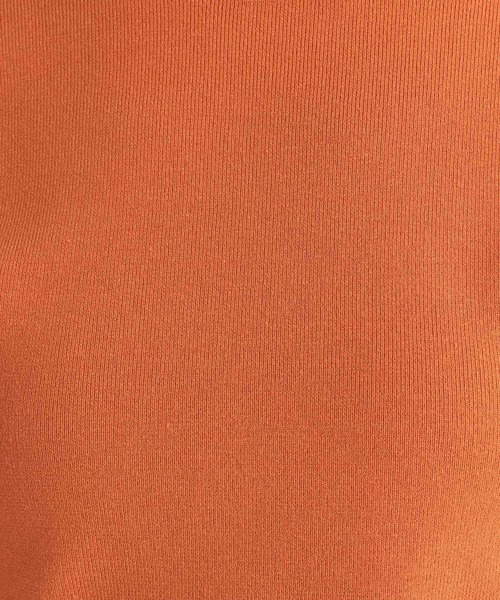 Andemiu(アンデミュウ)の「ソデタックニット162156(ニット/セーター・レディース・オレンジ/ブルー/ベージュ/ブラック・FREE)」の7枚目の写真