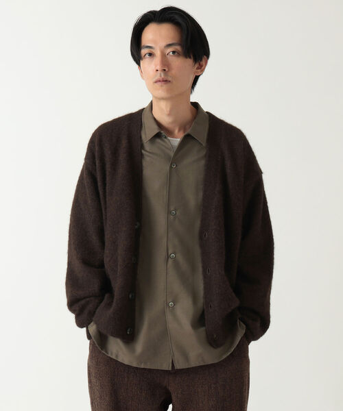 BEAMS（ビームス）の「BEAMS / アルパカ カーディガン（カーディガン/ボレロ・メンズ・ブラウン・SMALL/MEDIUM/LARGE/X-LARGE）」の3枚目の写真