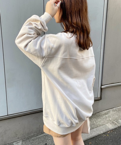 オリジナルNCロゴ刺繍/ビックシルエットスウェット（スウェット）｜one