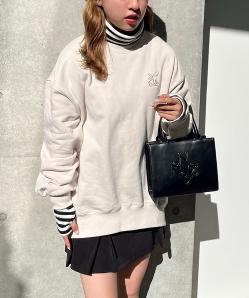 オリジナルNCロゴ刺繍/ビックシルエットスウェット（スウェット）｜one