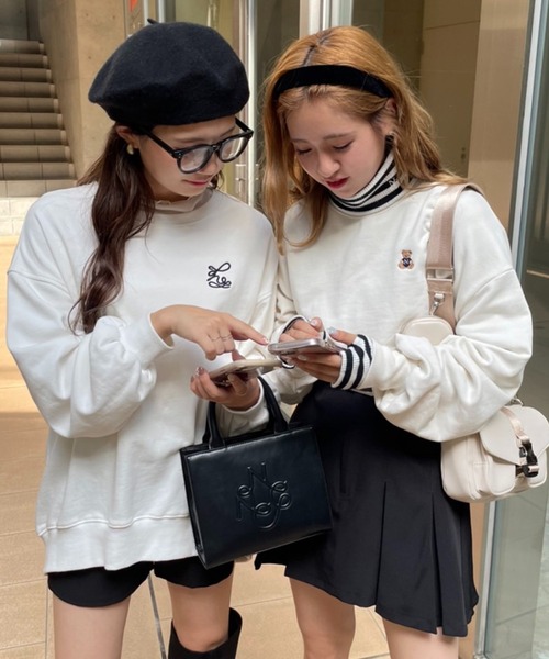 オリジナルNCロゴ刺繍/ビックシルエットスウェット（スウェット）｜one