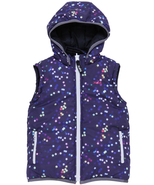 X-girl Stages（エックスガールステージス）の「【VERY11月号掲載】MULTI WAY REVERSIBLE PUFF JUMPER GALAXY(4T～7T)（その他アウター・キッズ・ブラック/ピンク・4T/5T/6T/7T）」の12枚目の写真