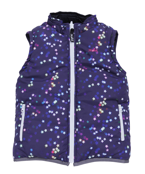 X-girl Stages（エックスガールステージス）の「【VERY11月号掲載】MULTI WAY REVERSIBLE PUFF JUMPER GALAXY(4T～7T)（その他アウター・キッズ・ブラック/ピンク・4T/5T/6T/7T）」の13枚目の写真