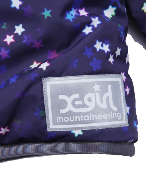X-girl Stages（エックスガールステージス）の「【VERY11月号掲載】MULTI WAY REVERSIBLE PUFF JUMPER GALAXY(4T～7T)（その他アウター・キッズ・ブラック/ピンク・4T/5T/6T/7T）」の8枚目の写真