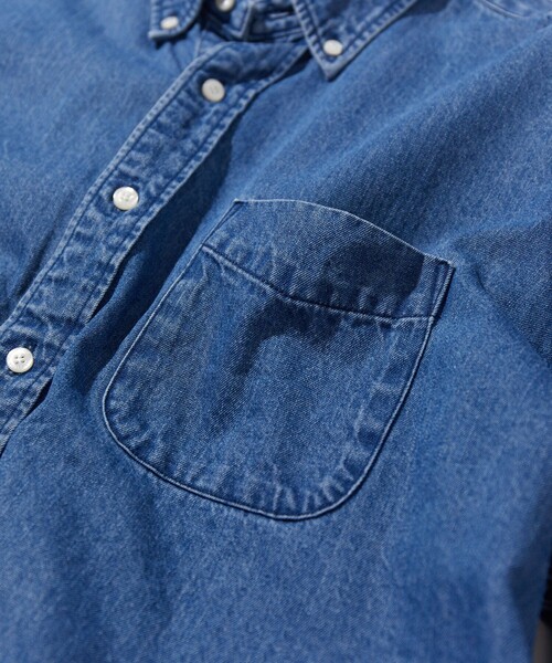 NAUTICA（ノーティカ）の「NAUTICA/ノーティカ Denim BD Shirt（シャツ/ブラウス・メンズ・ネイビー・LARGE/SMALL/XX-LARGE/X-LARGE/MEDIUM）」の4枚目の写真