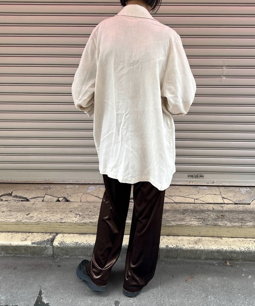 byYOUANCE(バイユアンス)の「ベロアストレートパンツ(その他パンツ・レディース・ブラック/ダークブラウン/グリーン/イエロー・FREE)」の19枚目の写真